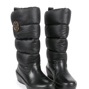 Tory Burch Black Puffer Boots